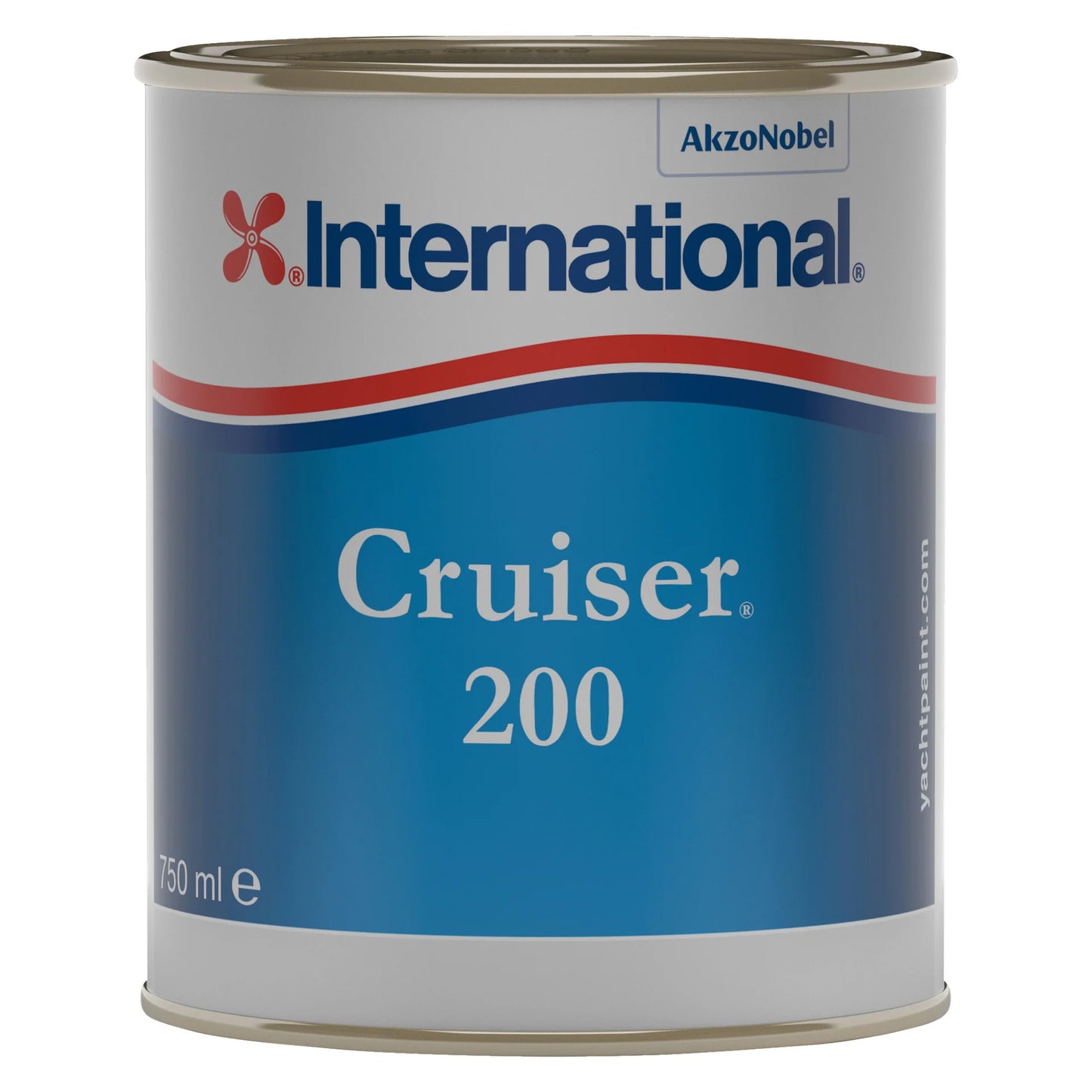 International Cruiser 200 selvpolerende bunnstoff, 0,75 liter, Hvit
