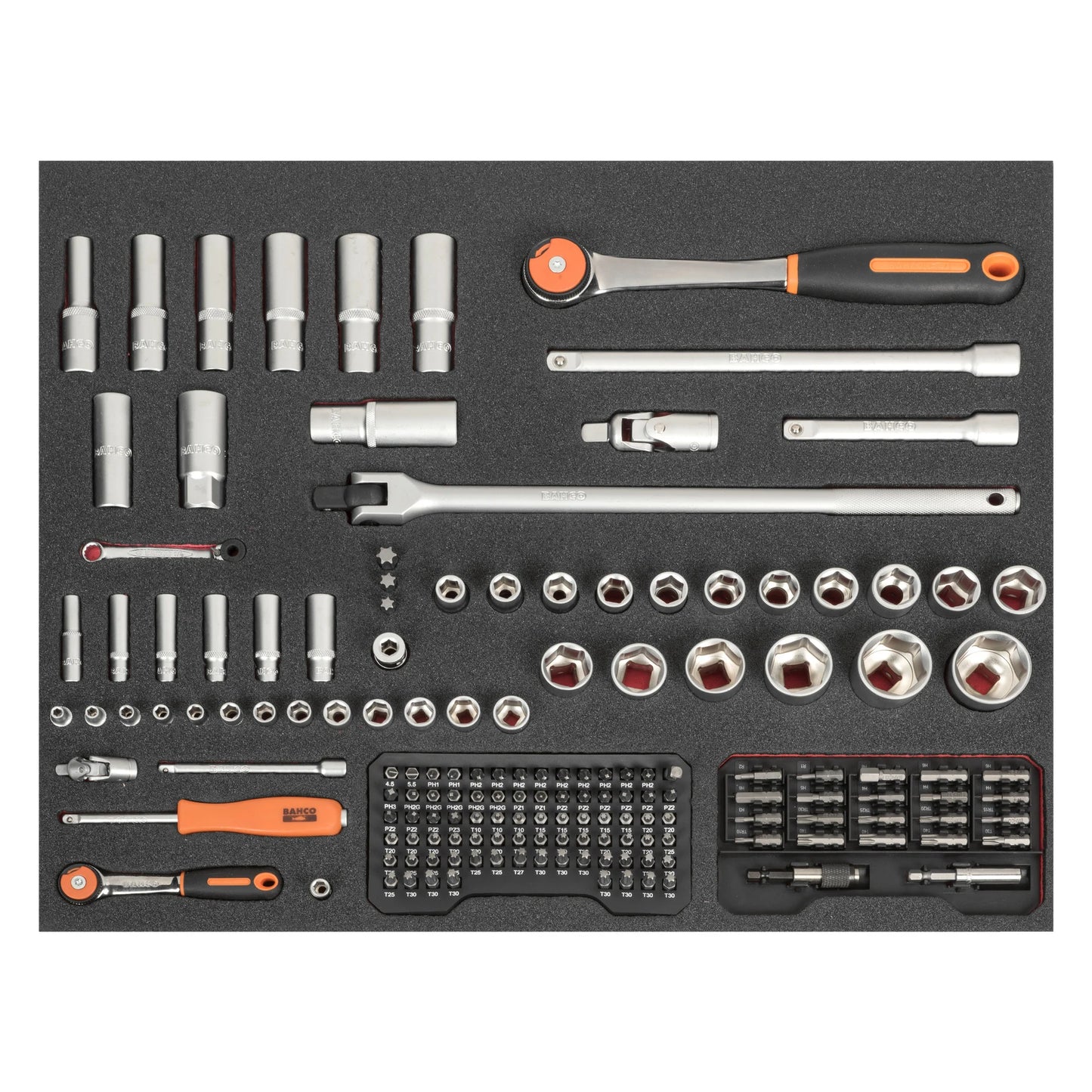 Verktøyvogn 216 deler 69x95x51 cm