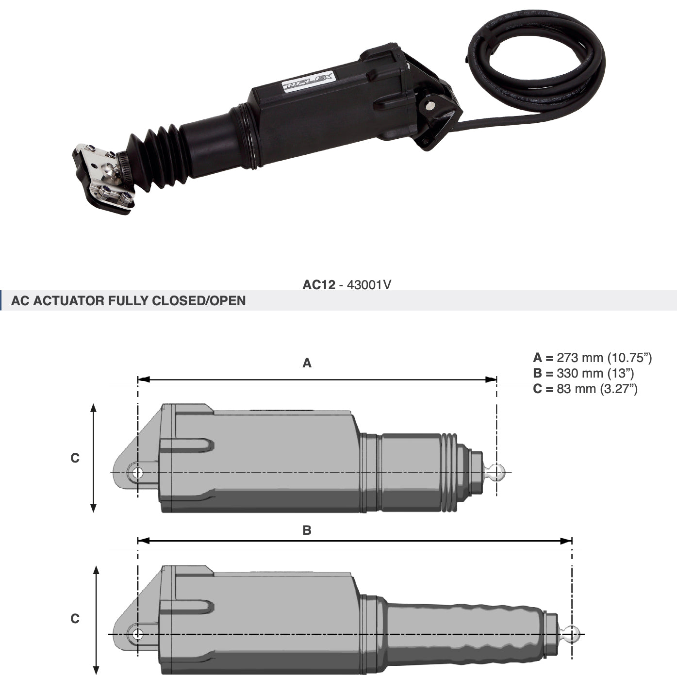 Gummibelg for Uflex Trimplan Sylinder AC12