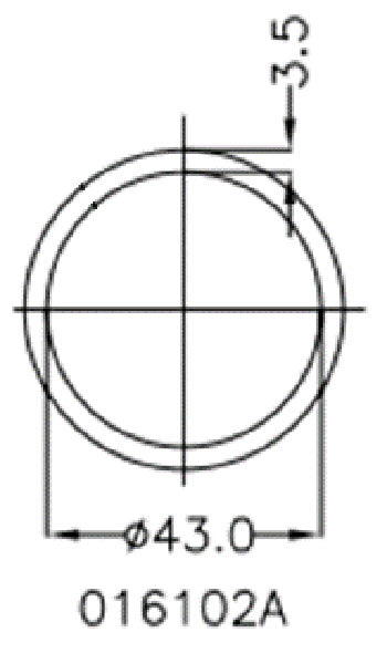 Wema Stor o-ring til S3 tankgiver