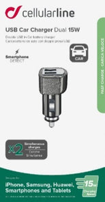 USB billader 12/24v Dual 15W