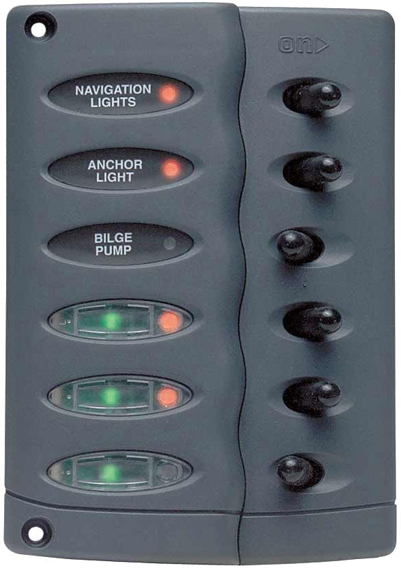 BEP Bryterpanel 6 brytere