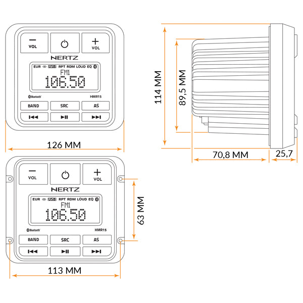 Hertz Stereo HMR 15D DAB+