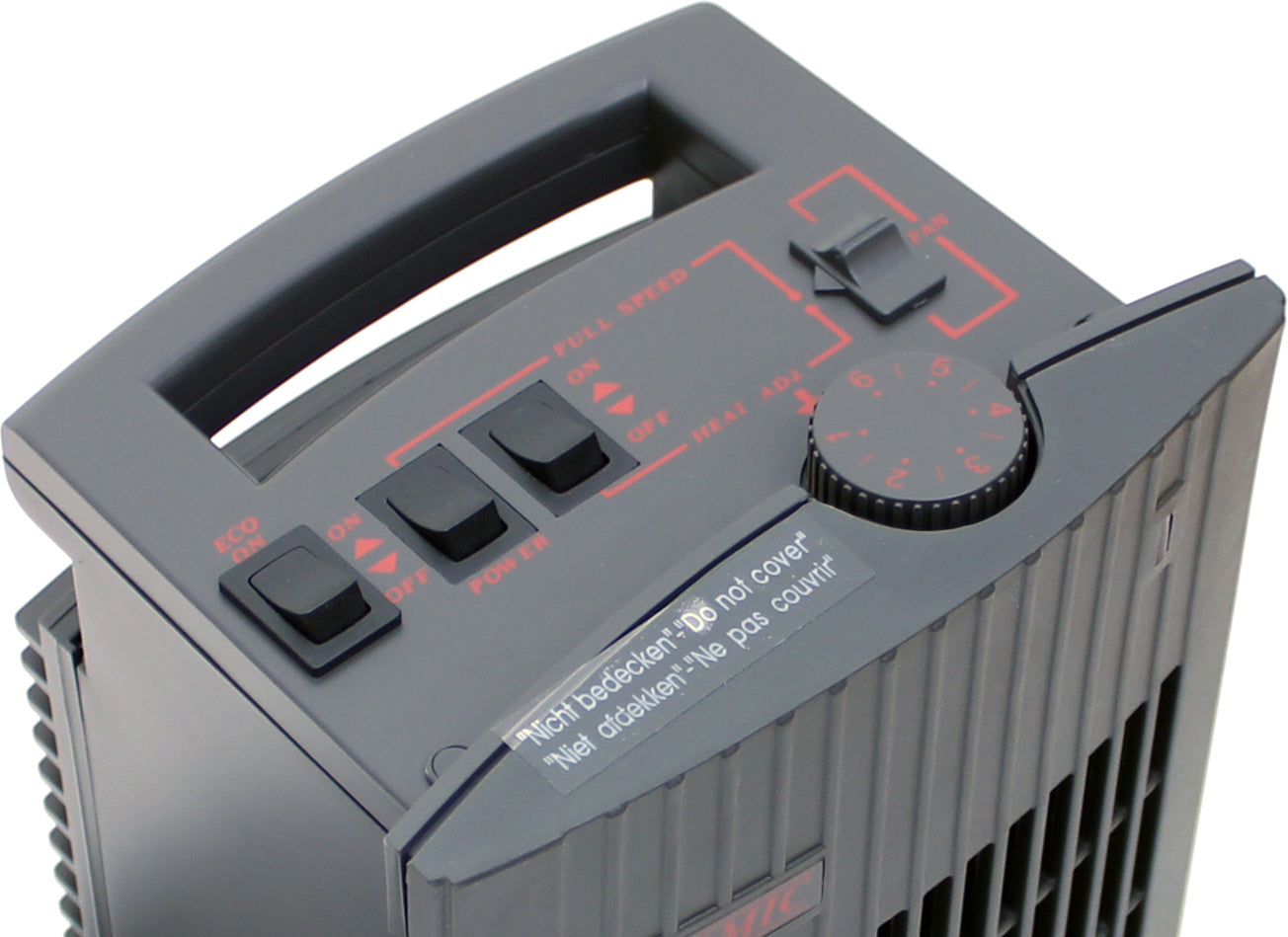 Vifteovn keramisk 230V 460-1500 W