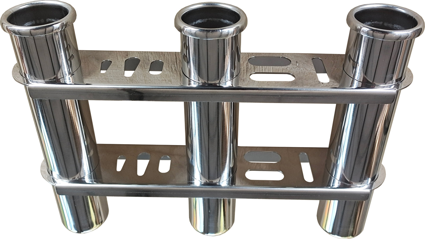 Fiskestangholder, syrefast, 3 stenger