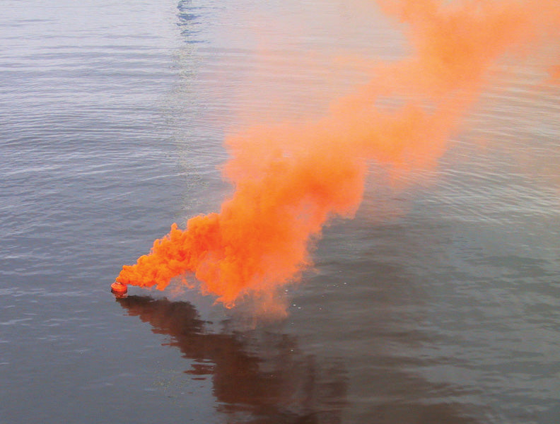 Røyksignal flytende