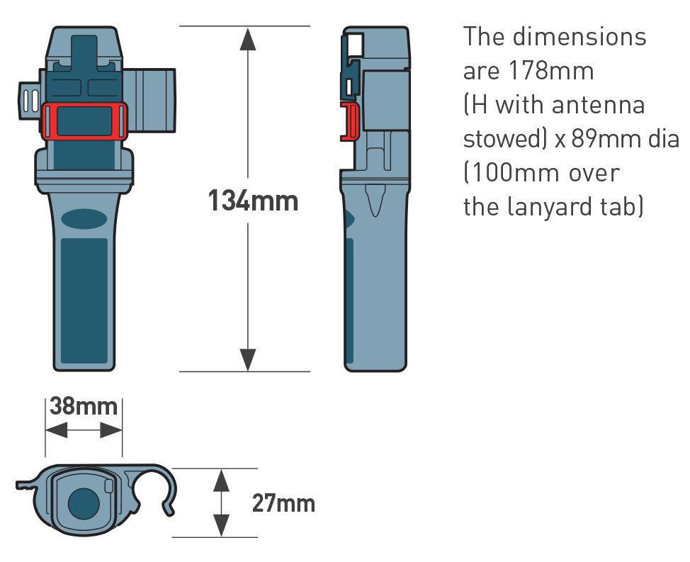 Ocean Signal rescueME MOB2 mann-over-bord-lokalisator
