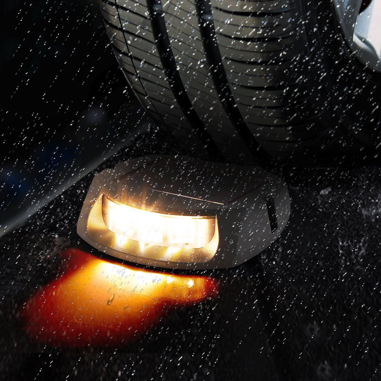 1852 Bryggelys/vegglys alu LED m/solcelle