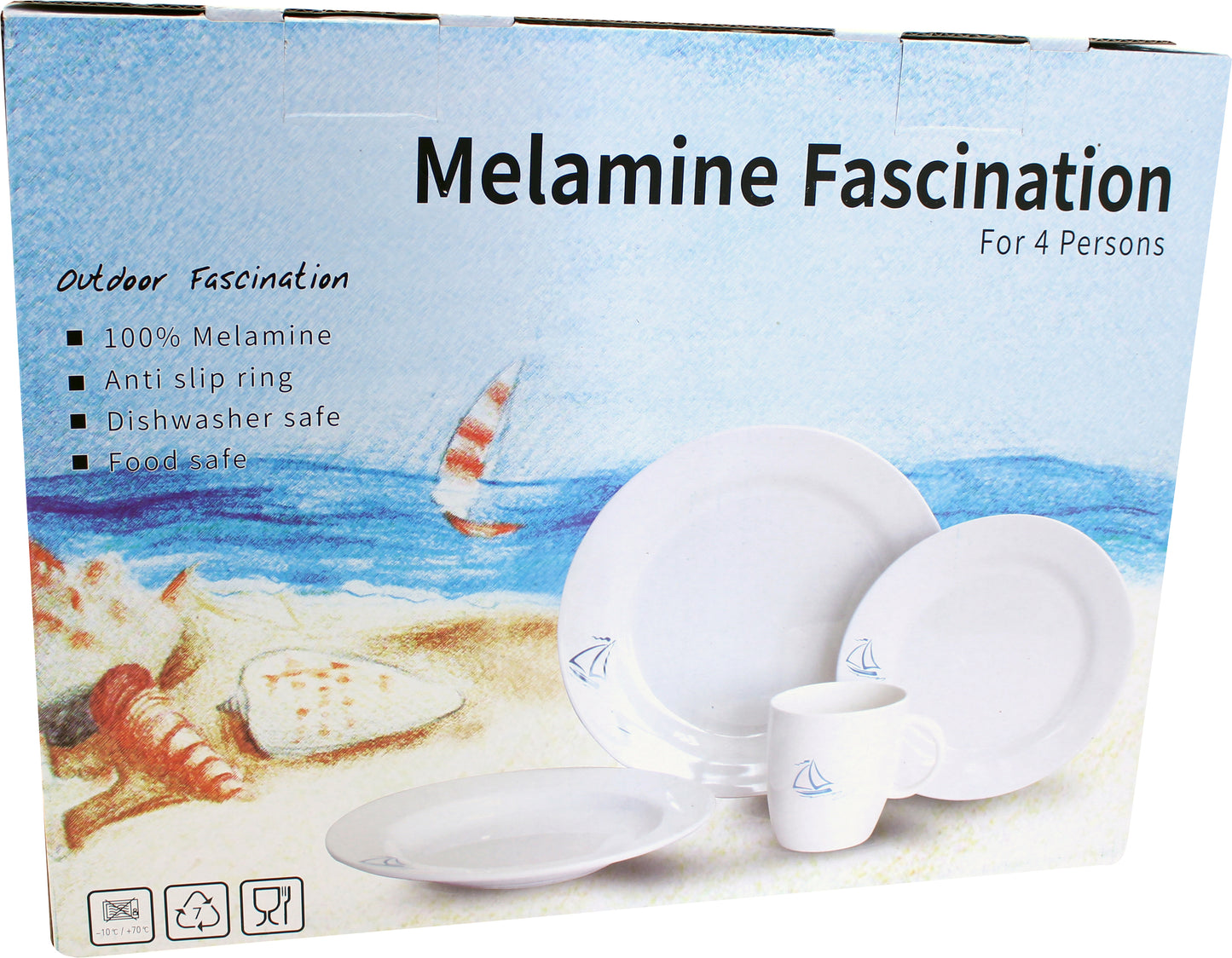 1852 Bianco Servisepakke for 4 personer