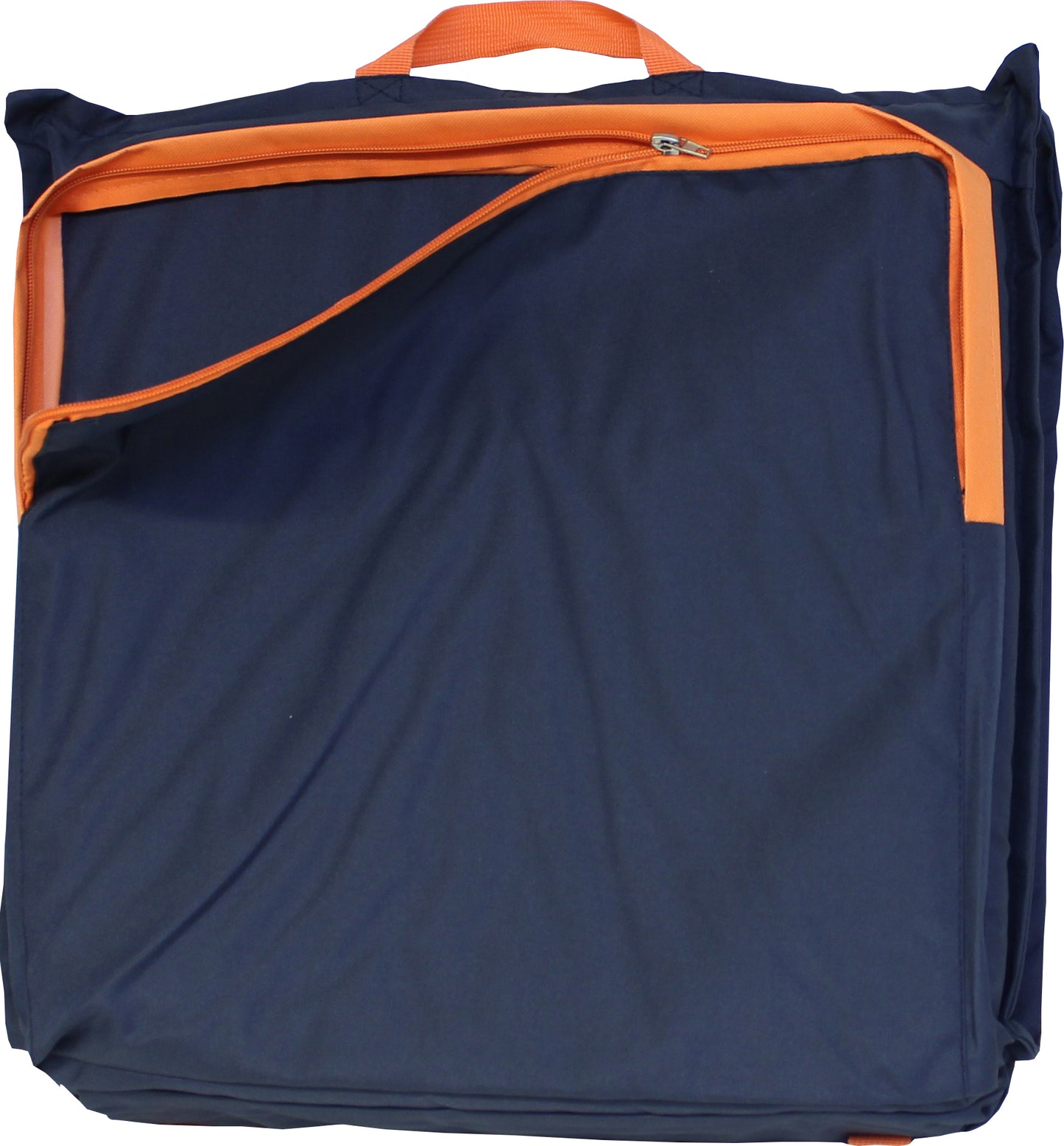 Sittepute Comfy Carry, mørkekblå/oransje