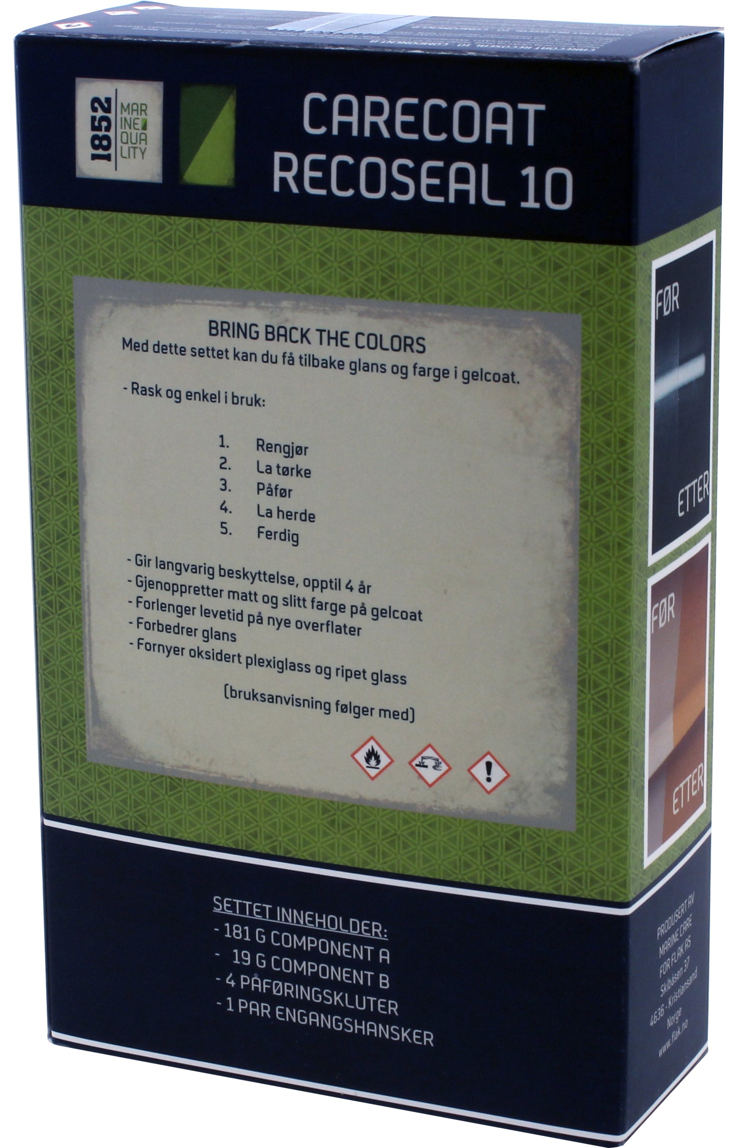 Carecoat Recoseal 10 - Bring back the colors