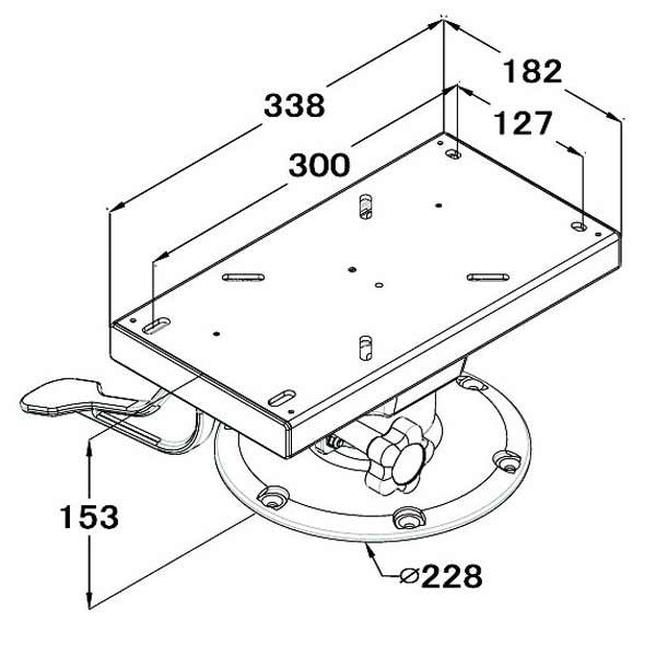 Stolsøyle Low15, lav utgave