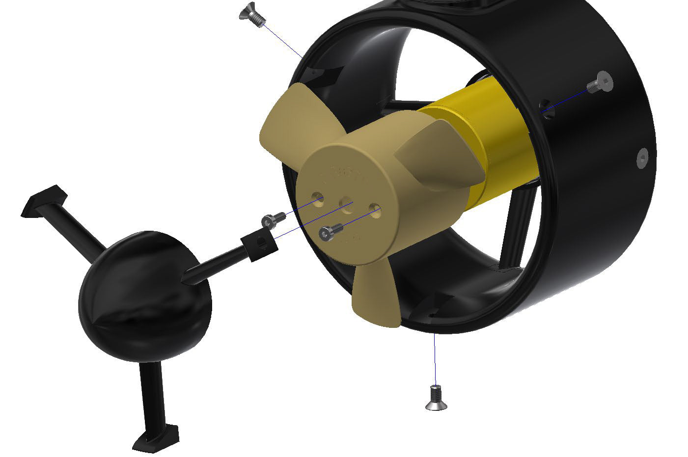 Propell til Kicker el. motor