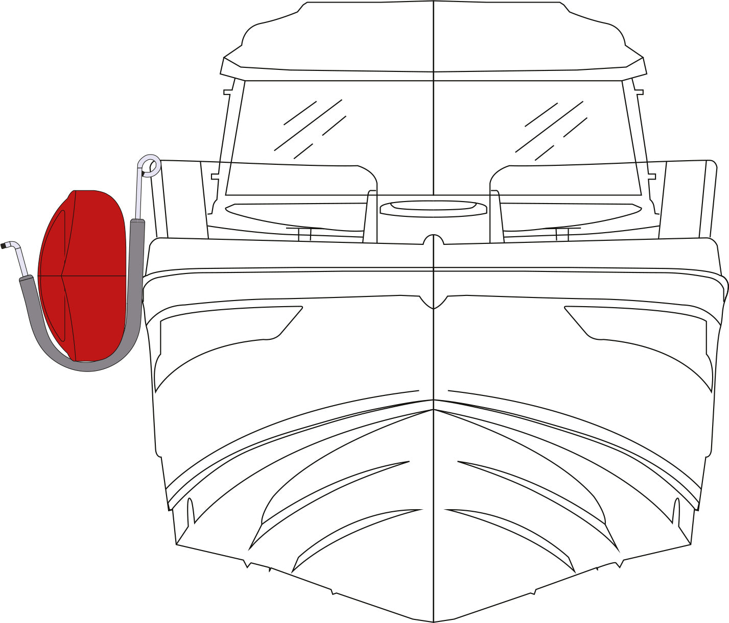 Rekkeholder for SUP/Kajakk