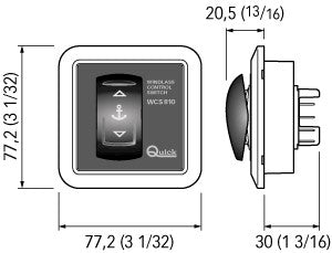 Bryterpanel til ankervinsj, Quick