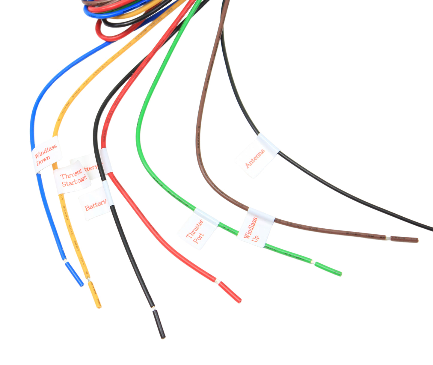 Dashbord- og fjernkontroll til ankervinsj og baugpropell
