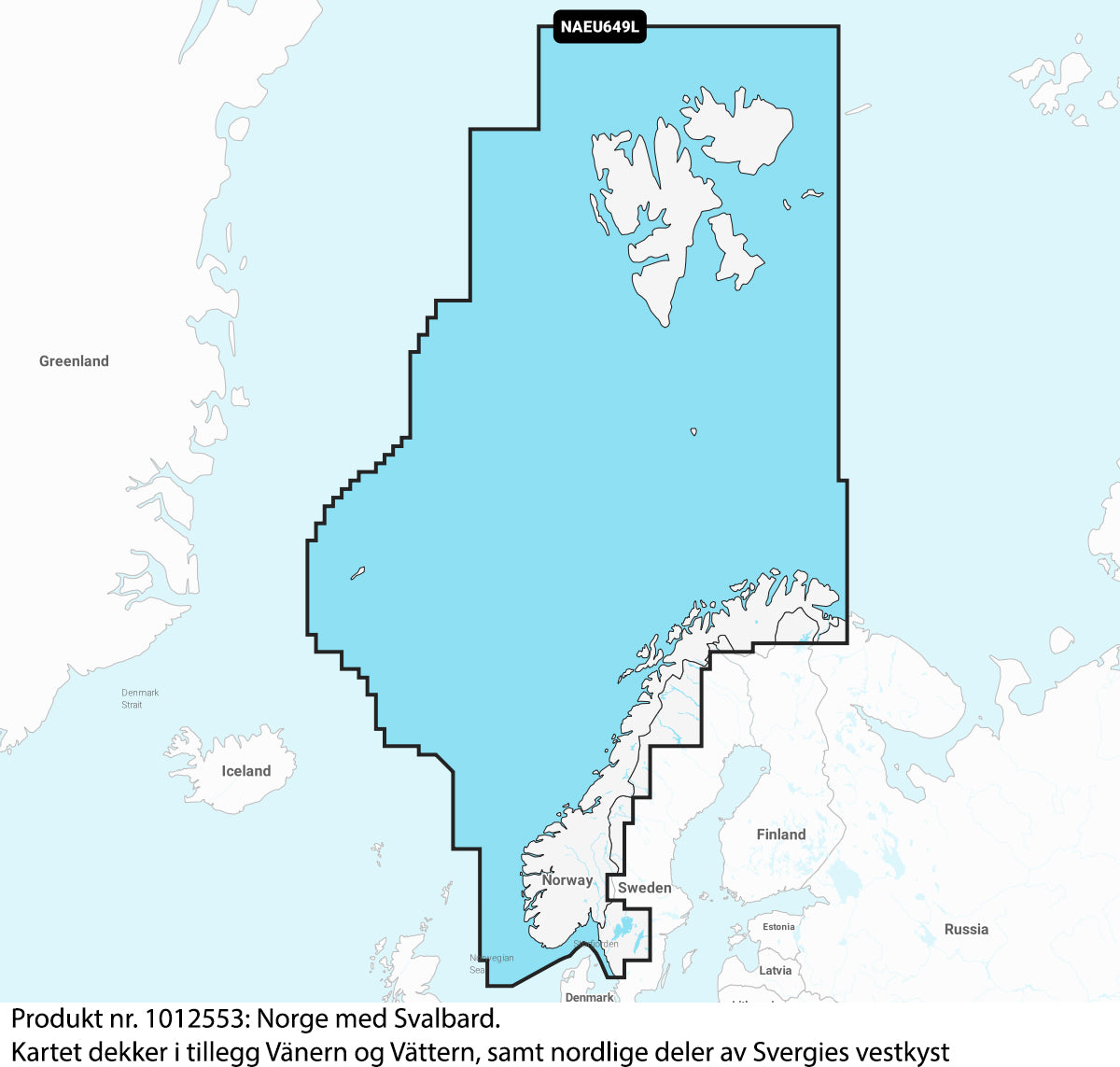 Navionics+ Large kart til kartplotter