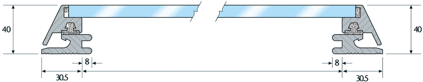GEBO Dekksluke skylight