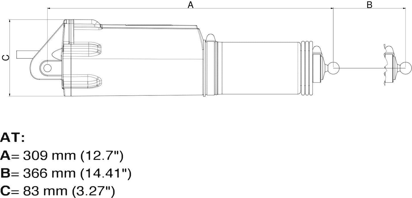 Uflex Sylindersett m/ kontrollpanel