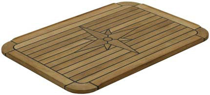 Bordplate Nautic Star soft square