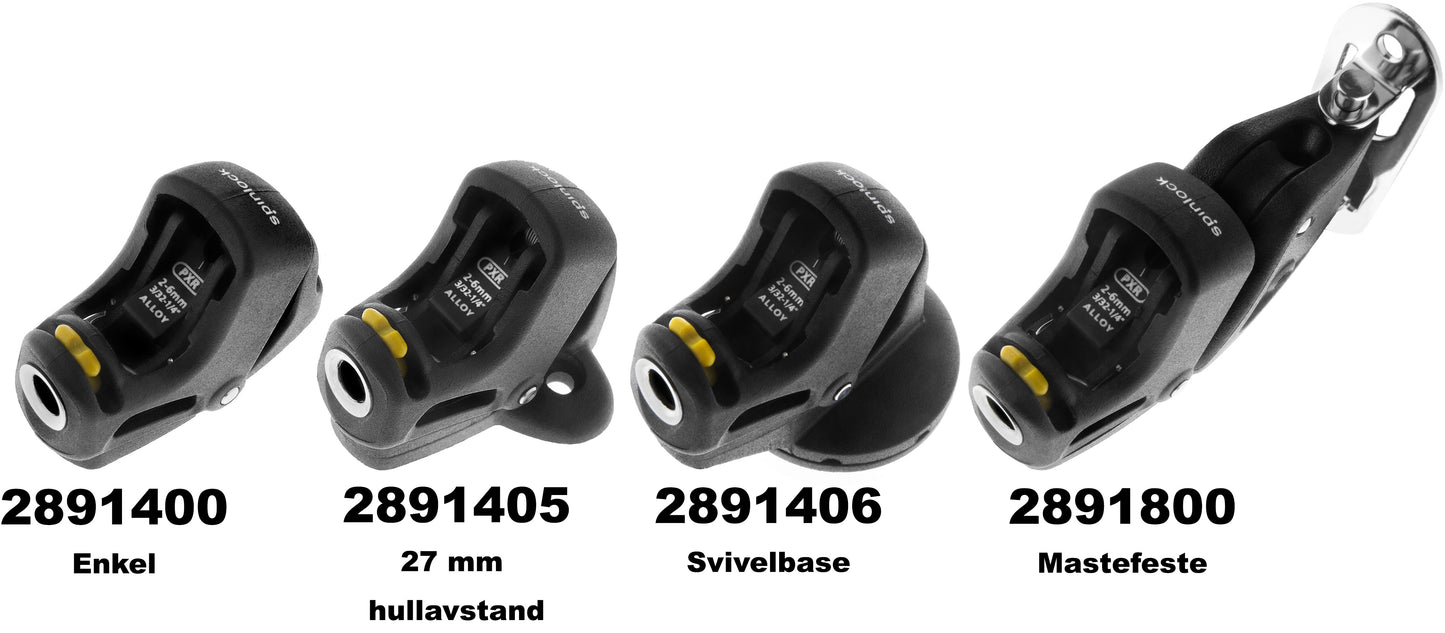 Spinlock PXR Cam Cleat for 2-6 mm tau