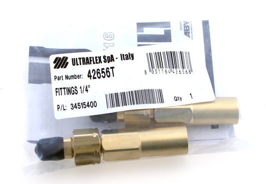 Slangekoplinger til Gotech 1/4" slange- 2pk