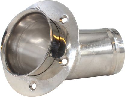 Eksosgjennomføring 45 grader 76 mm