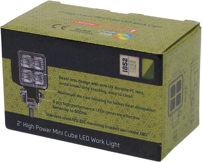 1852 Arbeidslys Flom LED minikube 12W