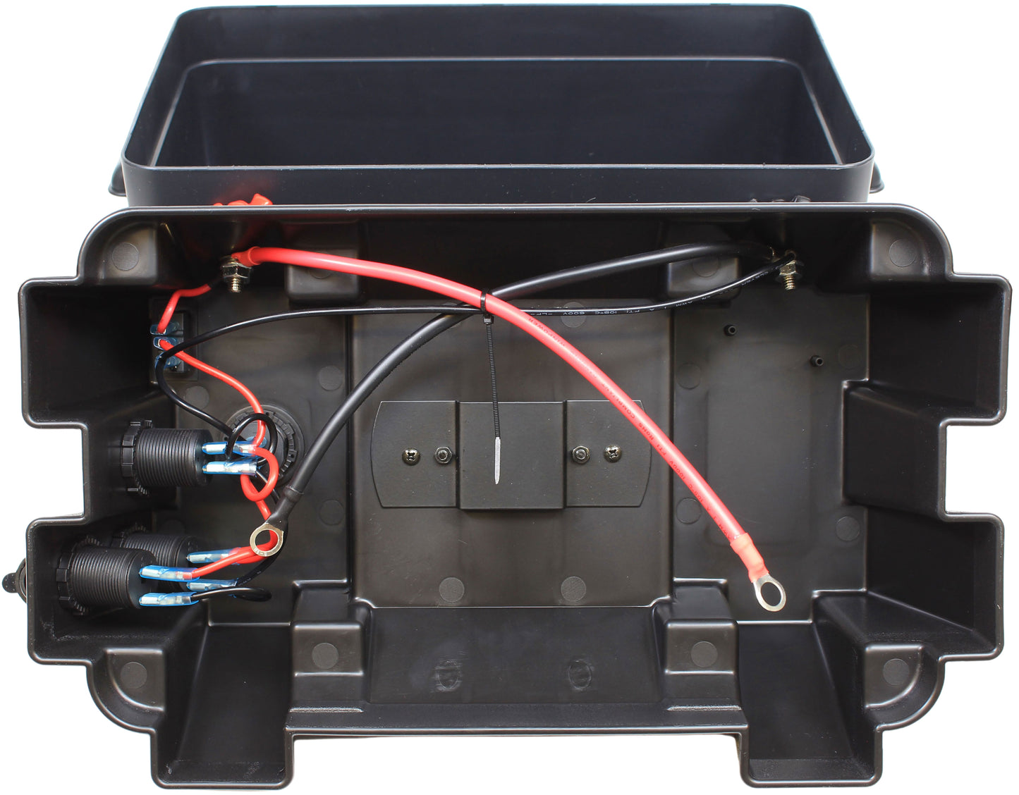 Batterikasse Powerbox med 12V og USB uttak