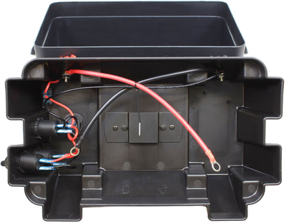 Batterikasse Powerbox med 12V og USB uttak