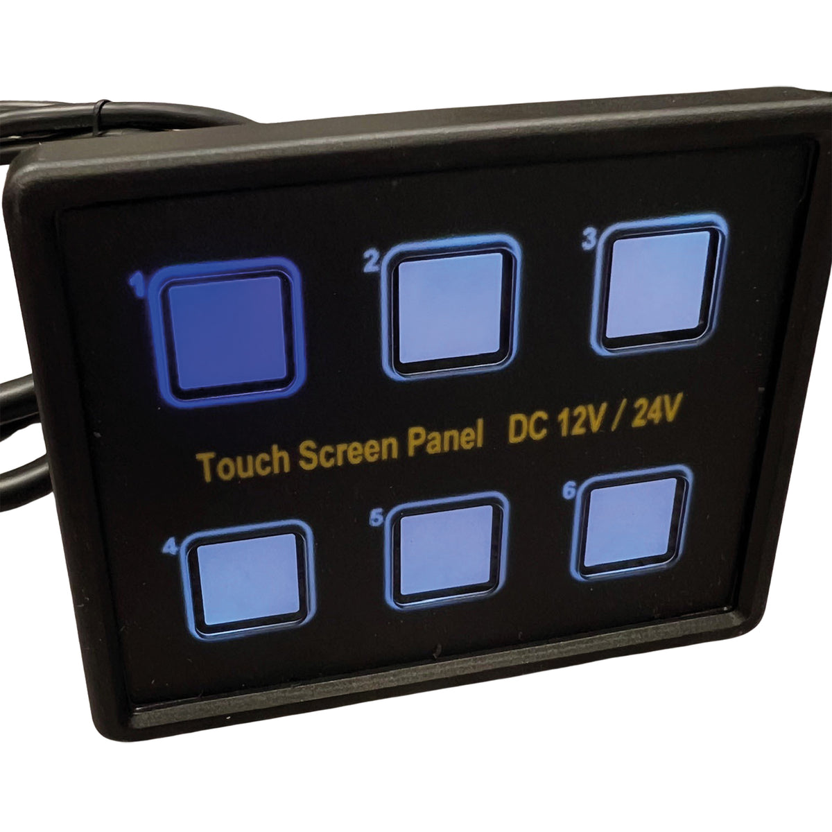 1852 Bryterpanel - 6 touch brytere 12/24V