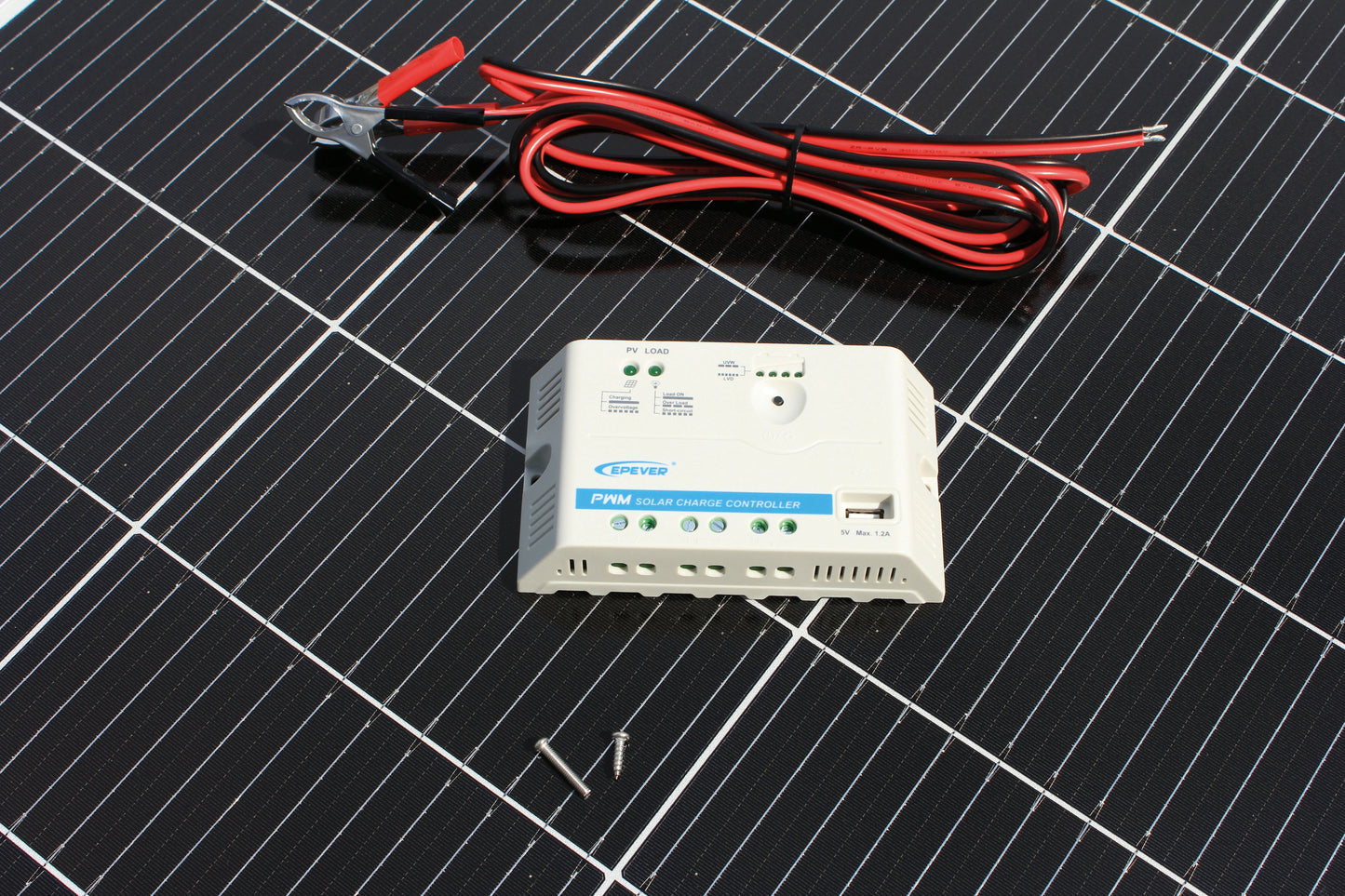 1852 Solcellepakke 160 W komplett sett