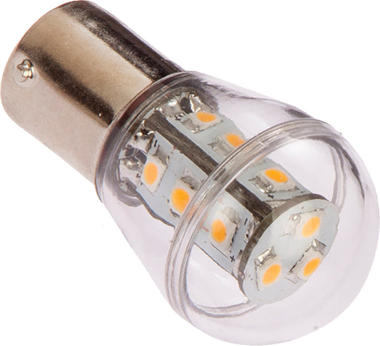 LED pære m/kuppel BA15S