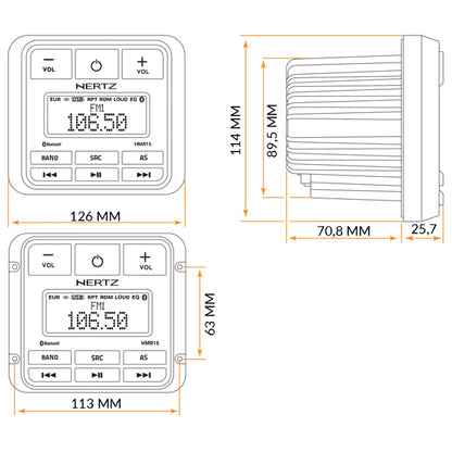 Hertz Stereo HMR 15D DAB+