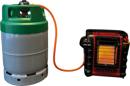 Jumbo Click-On Gassregulator med slange