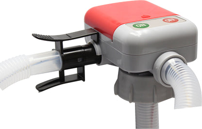 Pumpe batteridrevet m/autostopp til kanner