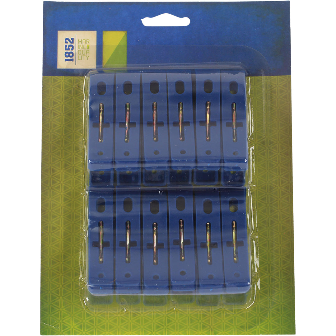 Klesklyper for 25 mm rekke, 12-pk