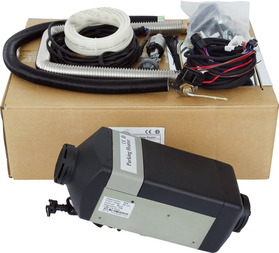 Dieselvarmer JP 2 kW 12V m/digital kontroll