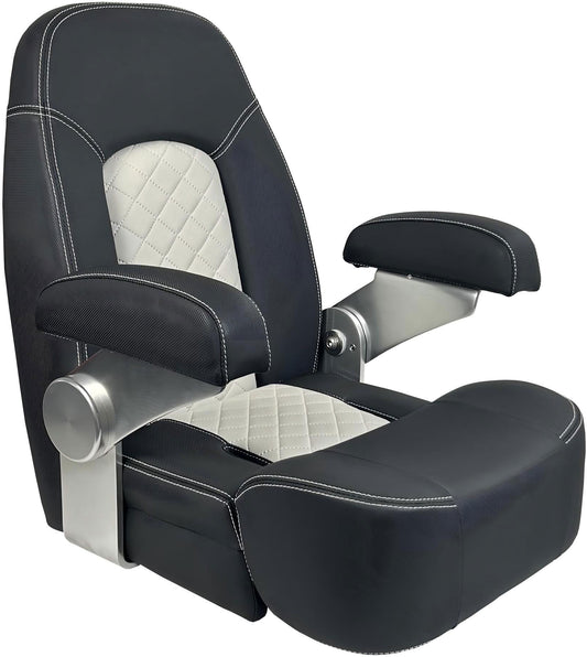 Båtstol Jungman 55 Sort/grå