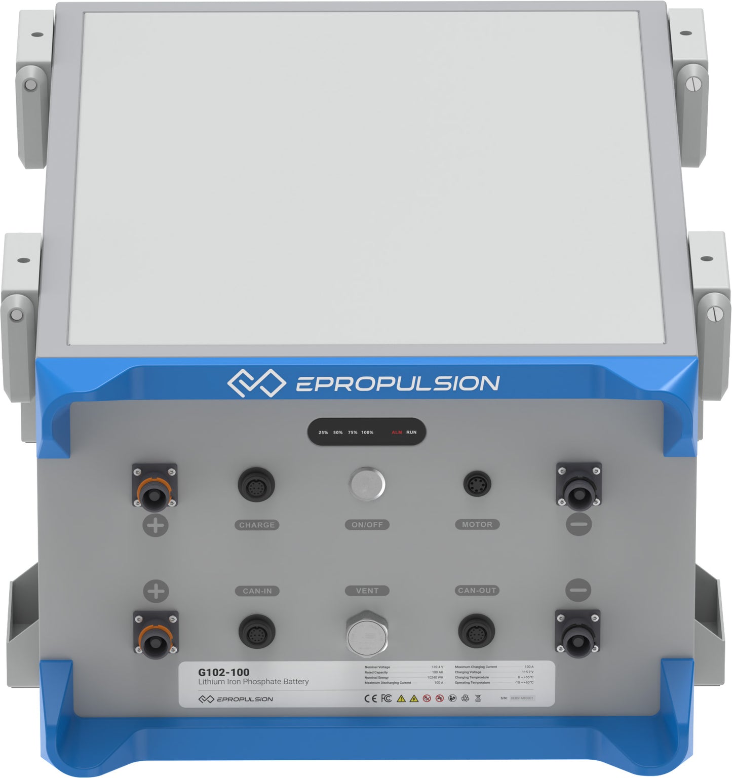 ePropulsion G102-100 96V batteri for elmotor