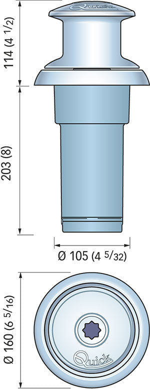 Quick Totem TM3 1100 vinsj 800 W 24V