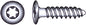 Gulvskrue torx A4 DIN 1001, 4,8 x 19 mm, 15 stk