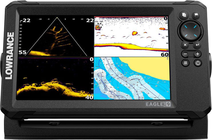 Lowrance Eagle Eye 9 Live ekkolodd og kartplotter m/svinger