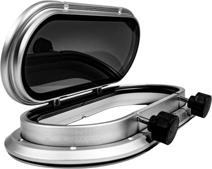 Gebo Portlight opening 375x175mm smoke cir round