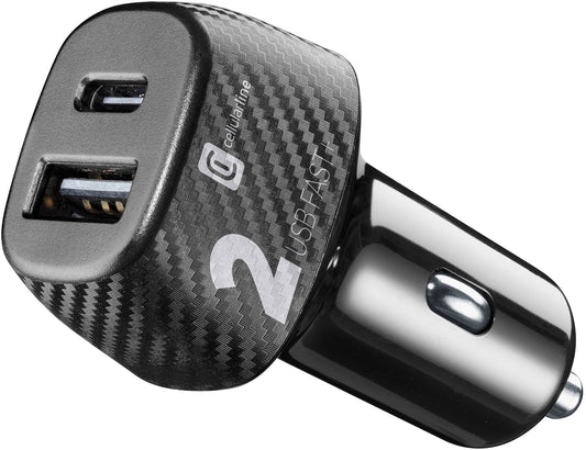 USB-C & USB-A billader 12/24V 20W