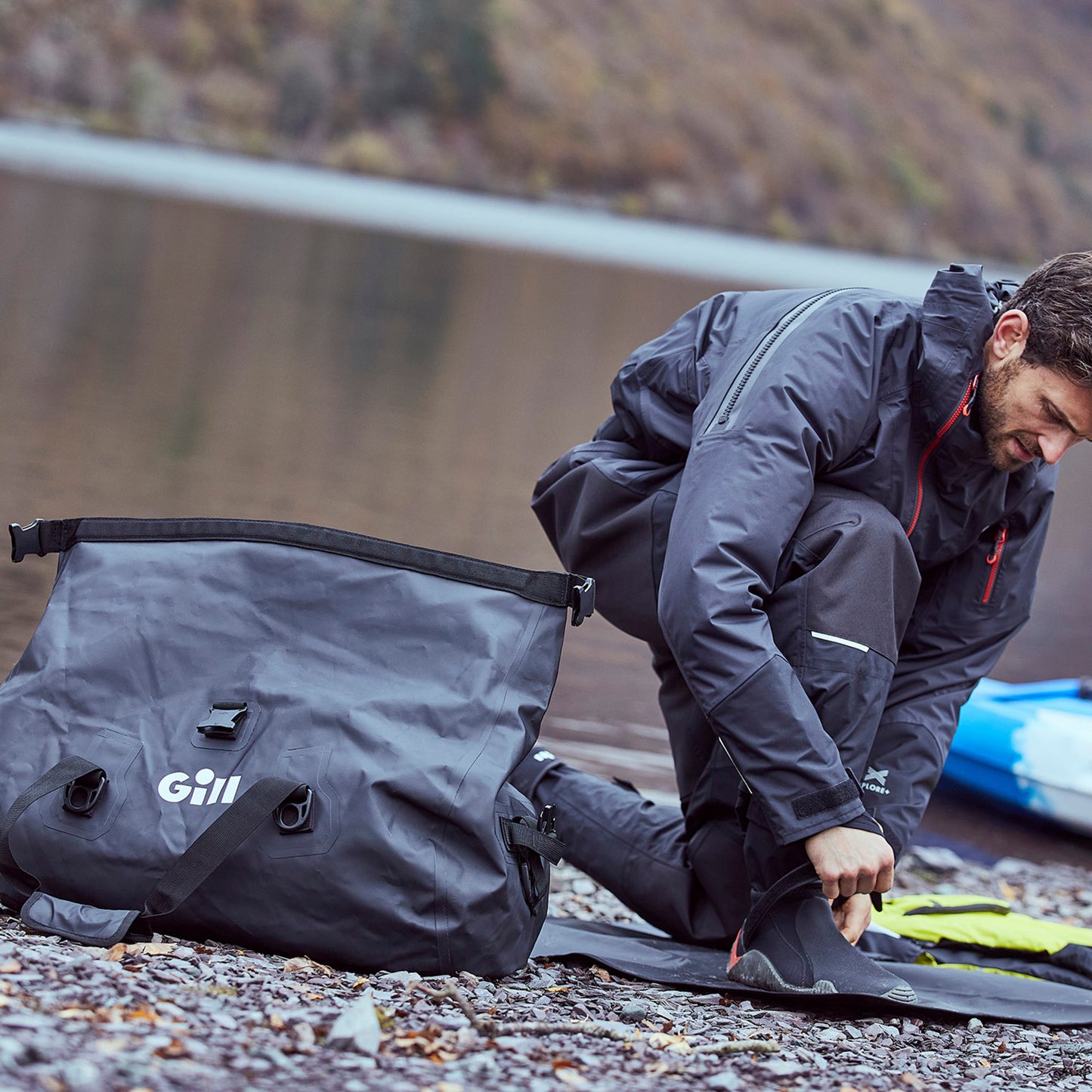 Gill Voyager vanntett duffelbag 60 l black
