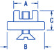 Ballslide Feet Membranes (pair) (Narrow feet 1-7)