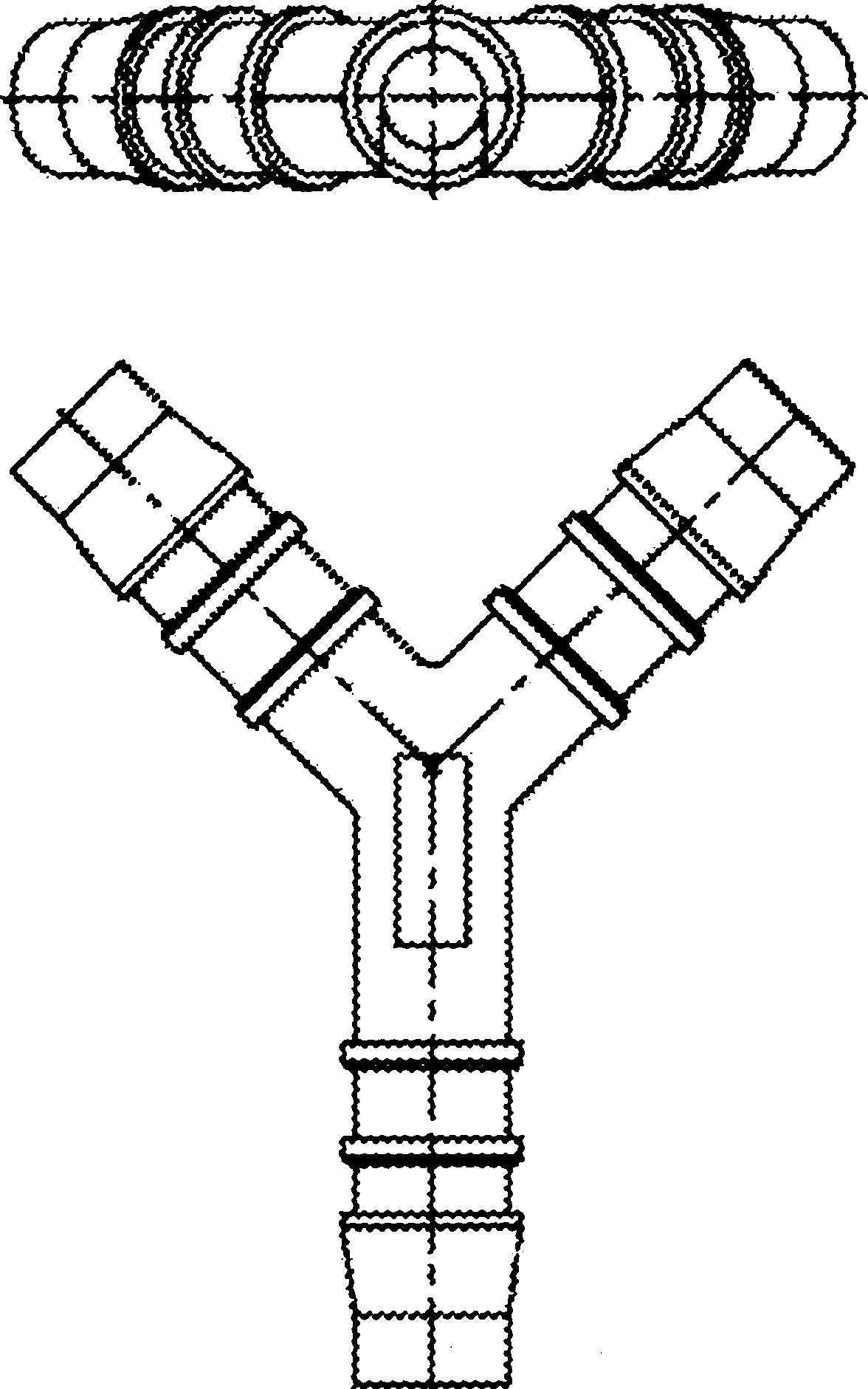 Y-stykke plast
