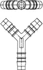 Y-stykke plast
