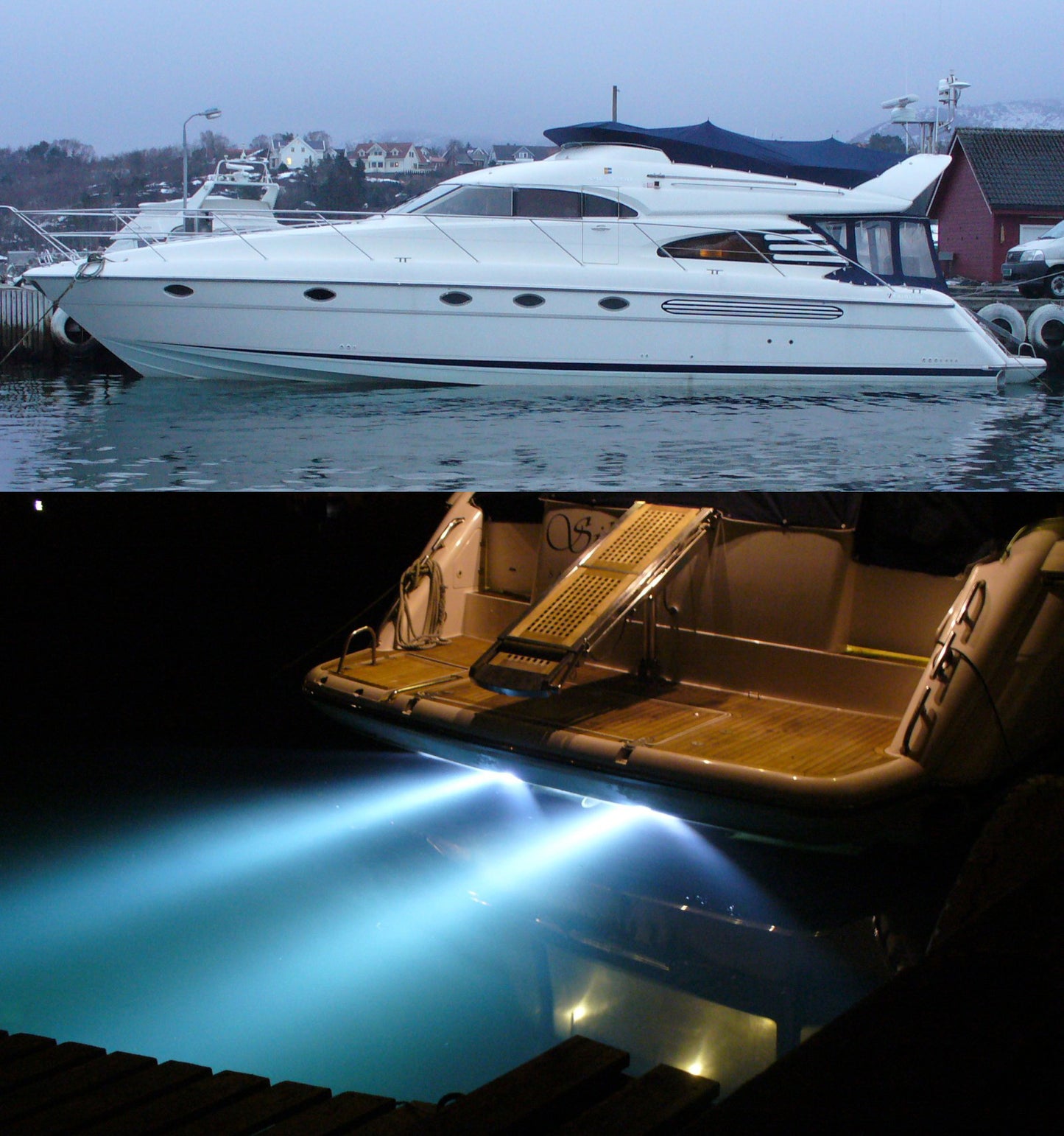 Undervannslys LED, 12/24V